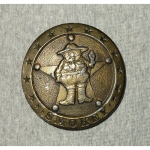 Vtg 1977 Smokey and the Bandit Police Sheriff Belt Buckle Indiana Metal Craft